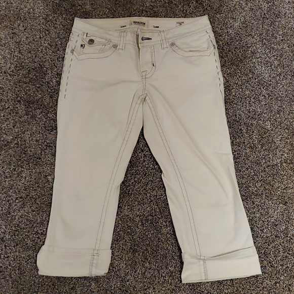 MEK Pants - MEK denim size medium white Capri